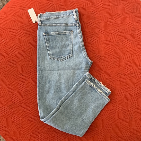 SOLD// NWT Agolde Toni Straight Slim Jeans - Picture 4 of 6